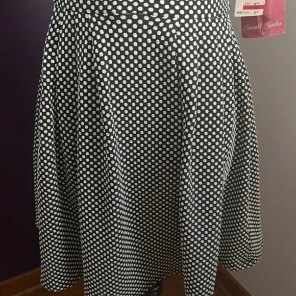EMERALD Sundae Fit and Flare Dress. Size 5 (Jrs) Black and White - NWT - Picture 8 of 11